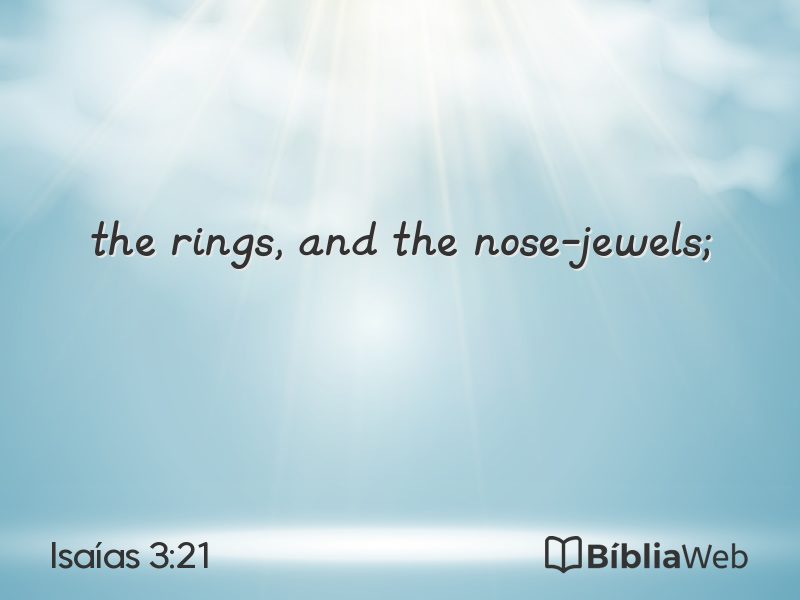 Isaías 3:21 em imagem para compartilhar