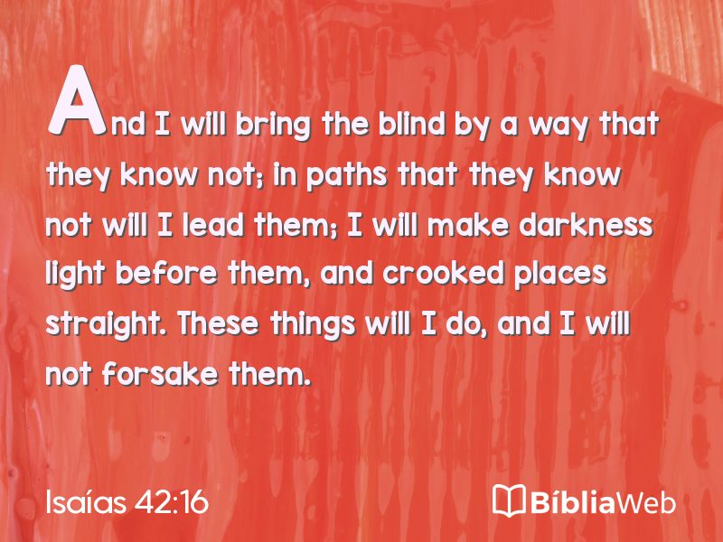Isaías 42:16 em imagem para compartilhar