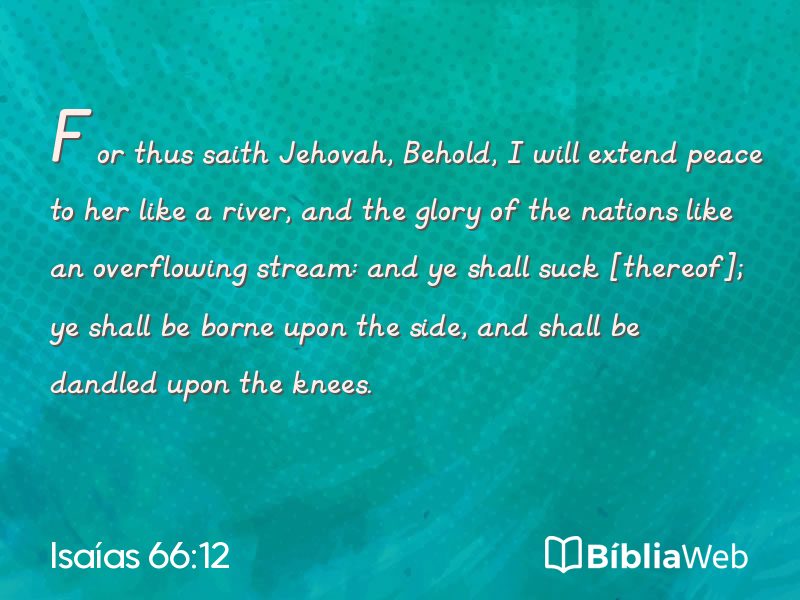 Isaías 66:12 em imagem para compartilhar