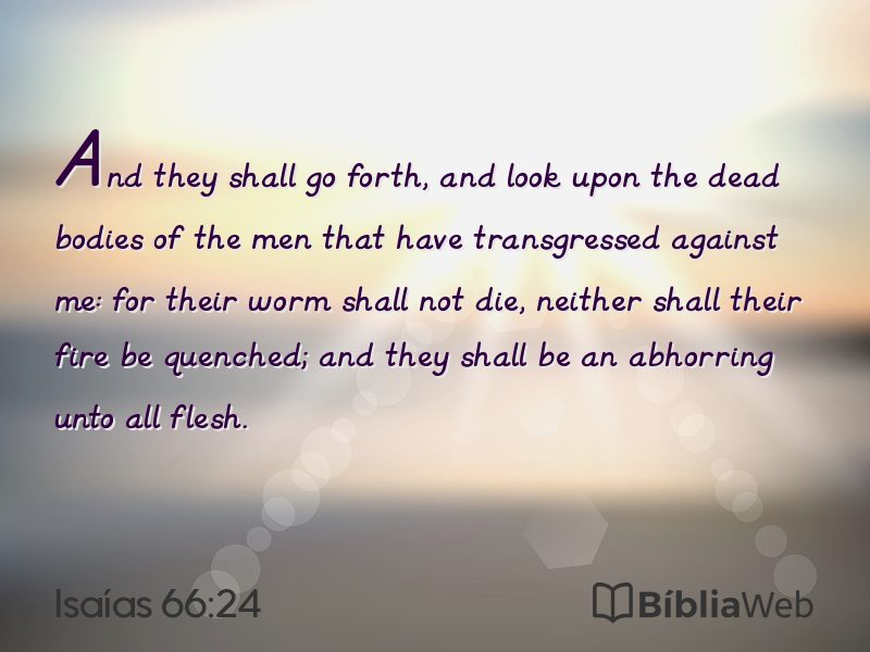 Isaías 66:24 em imagem para compartilhar