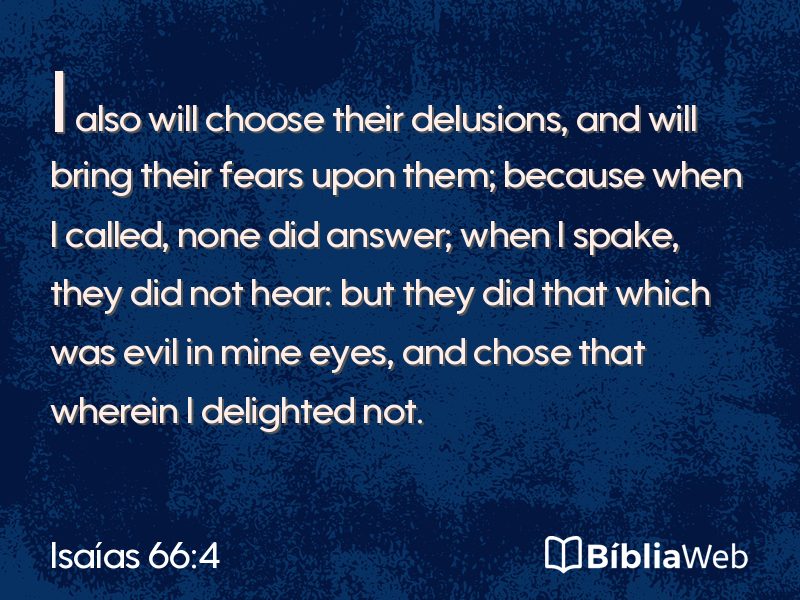 Isaías 66:4 em imagem para compartilhar