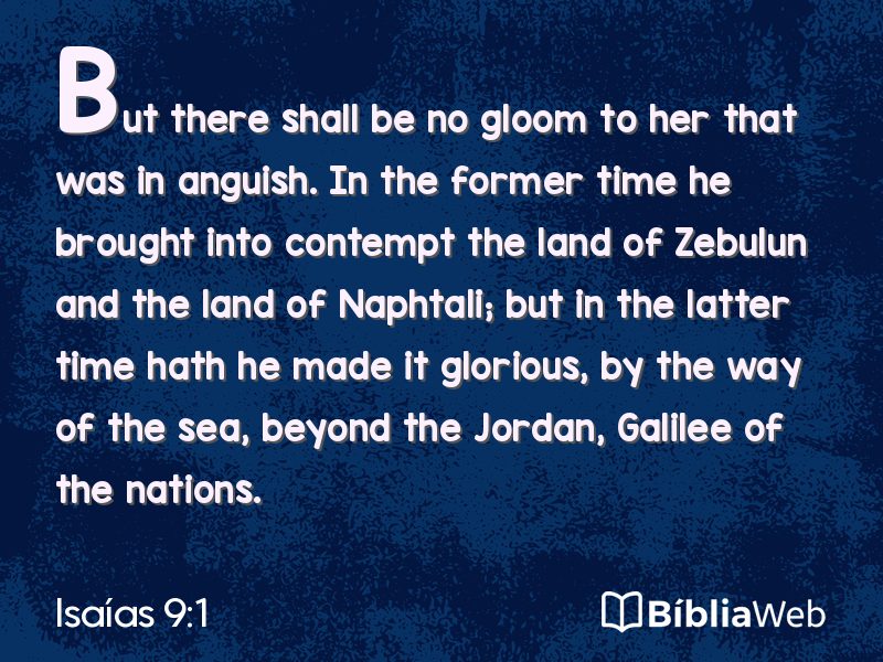 Isaías 9:1 em imagem para compartilhar