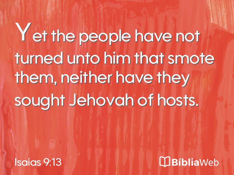 Isaías 9:13 em imagem para compartilhar
