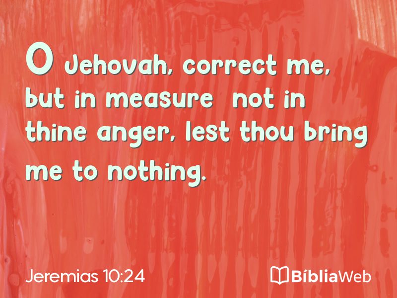 Jeremias 10:24 em imagem para compartilhar