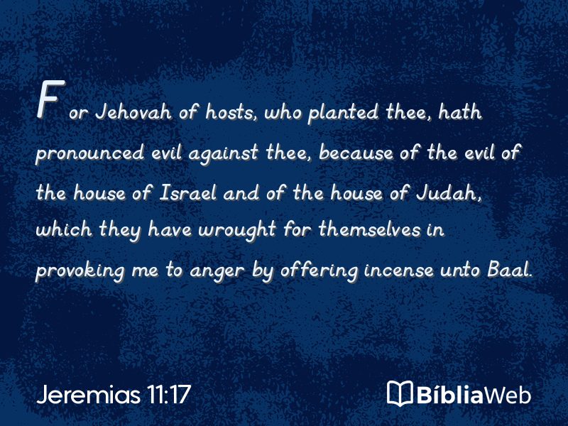 Jeremias 11:17 em imagem para compartilhar