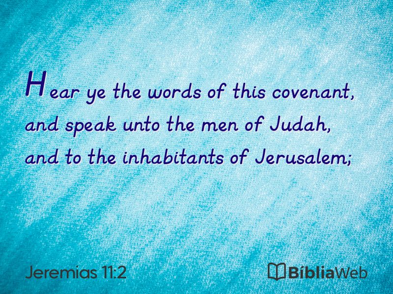 Jeremias 11:2 em imagem para compartilhar