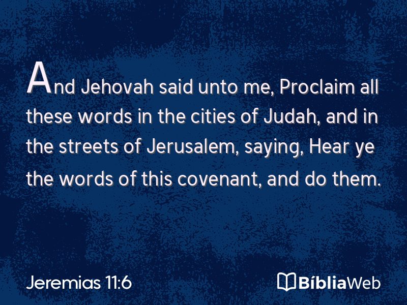Jeremias 11:6 em imagem para compartilhar