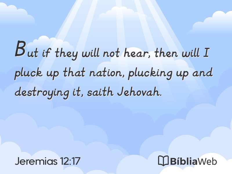 Jeremias 12:17 em imagem para compartilhar