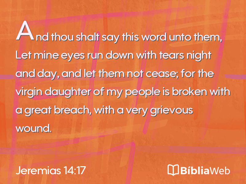 Jeremias 14:17 em imagem para compartilhar