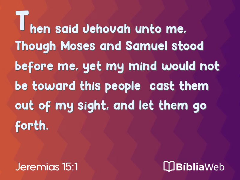 Jeremias 15:1 em imagem para compartilhar
