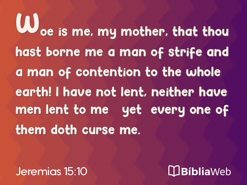 Jeremias 15:10 em imagem para compartilhar