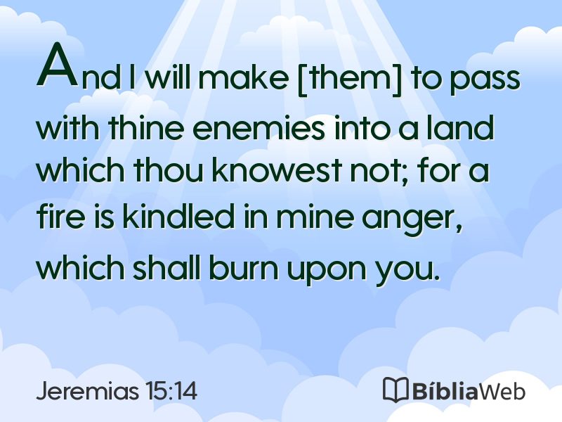 Jeremias 15:14 em imagem para compartilhar