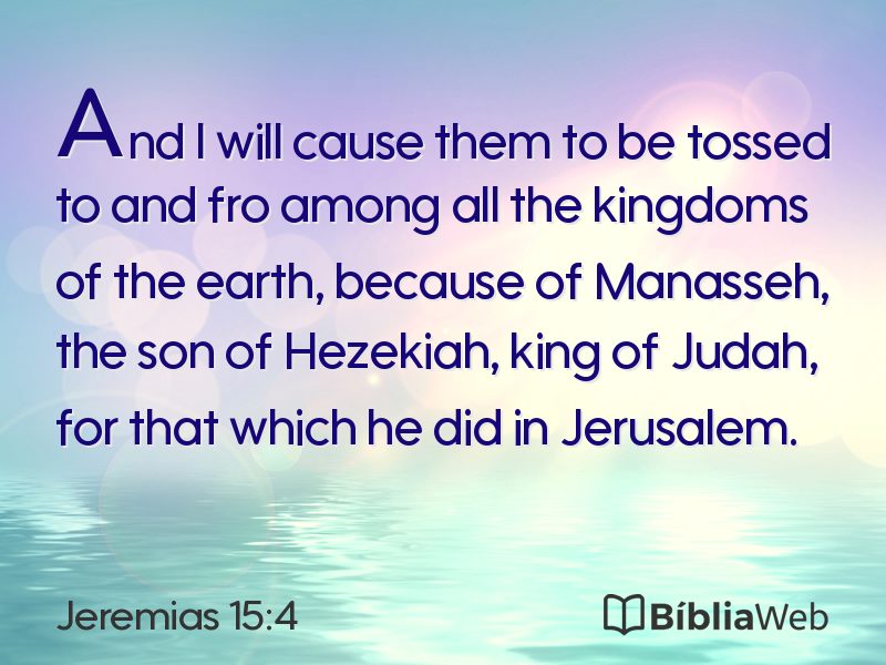 Jeremias 15:4 em imagem para compartilhar