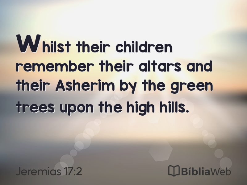 Jeremias 17:2 em imagem para compartilhar