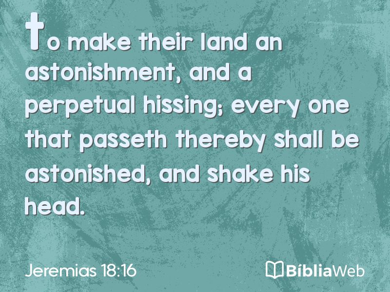 Jeremias 18:16 em imagem para compartilhar