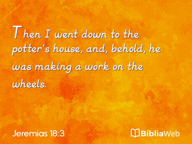 Jeremias 18:3 em imagem para compartilhar