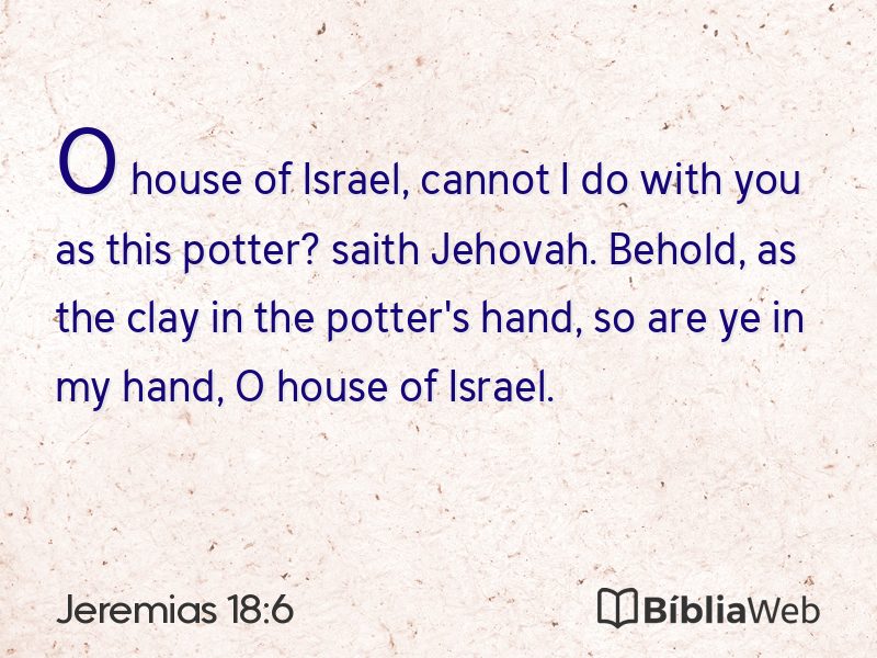 Jeremias 18:6 em imagem para compartilhar