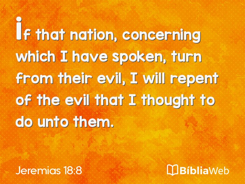 Jeremias 18:8 em imagem para compartilhar