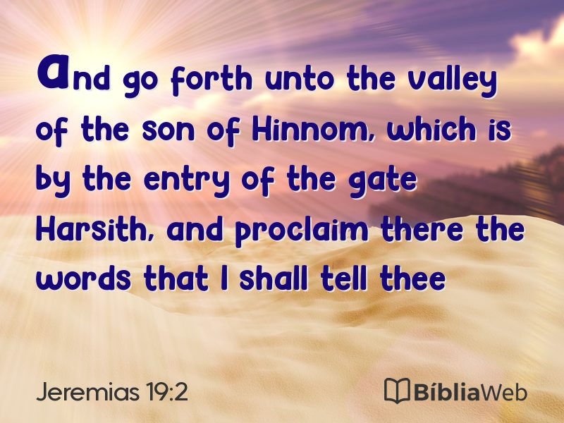 Jeremias 19:2 em imagem para compartilhar