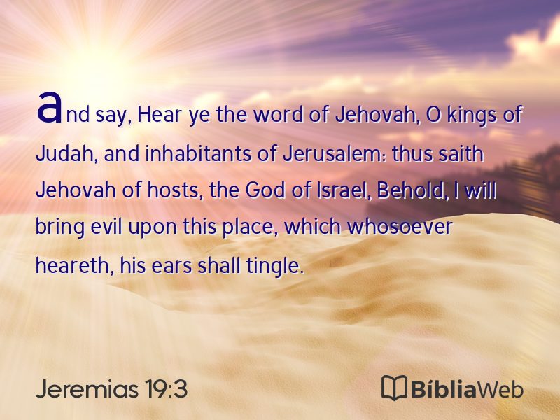 Jeremias 19:3 em imagem para compartilhar