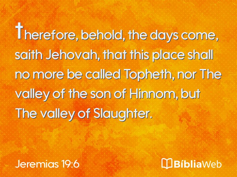 Jeremias 19:6 em imagem para compartilhar