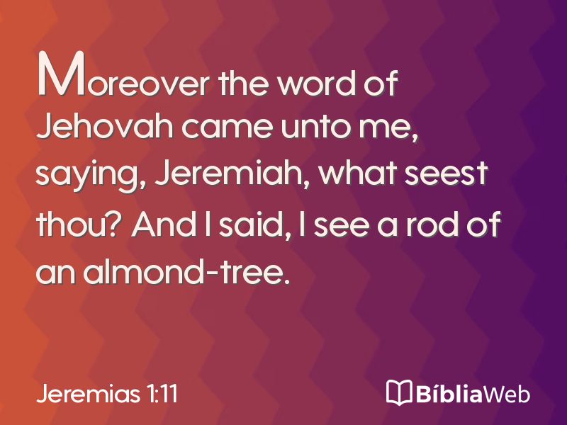 Jeremias 1:11 em imagem para compartilhar