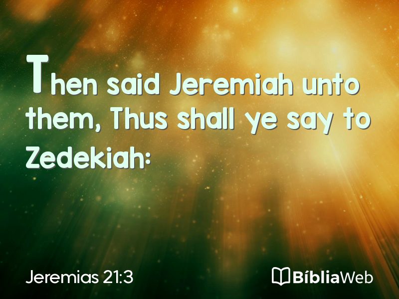 Jeremias 21:3 em imagem para compartilhar