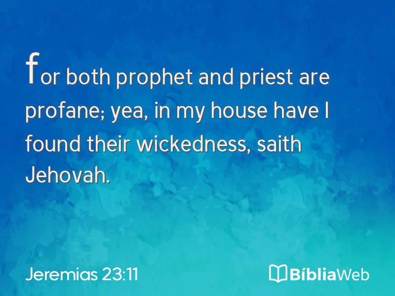 Jeremias 23:11 em imagem para compartilhar