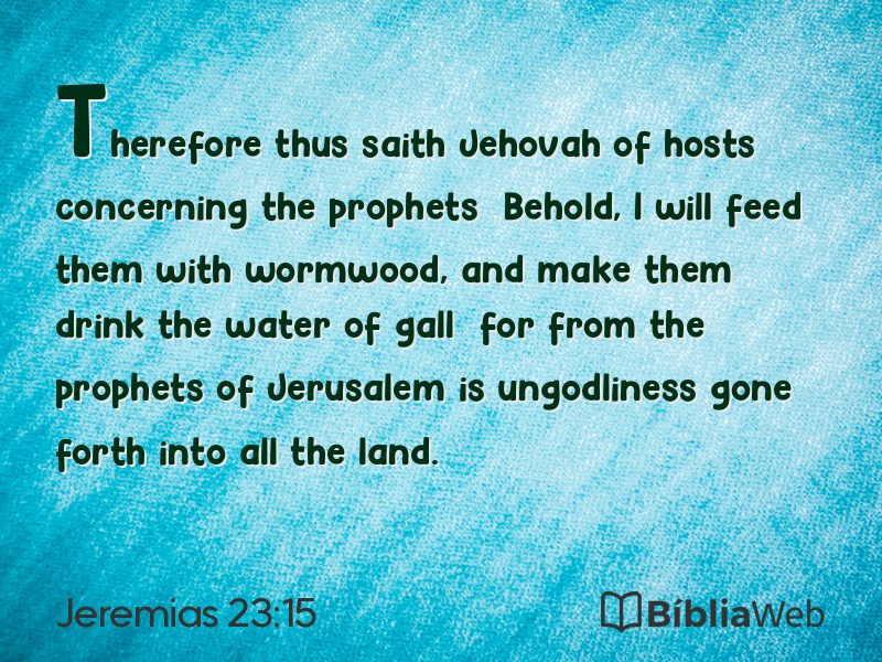 Jeremias 23:15 em imagem para compartilhar