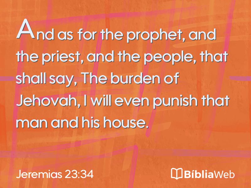 Jeremias 23:34 em imagem para compartilhar