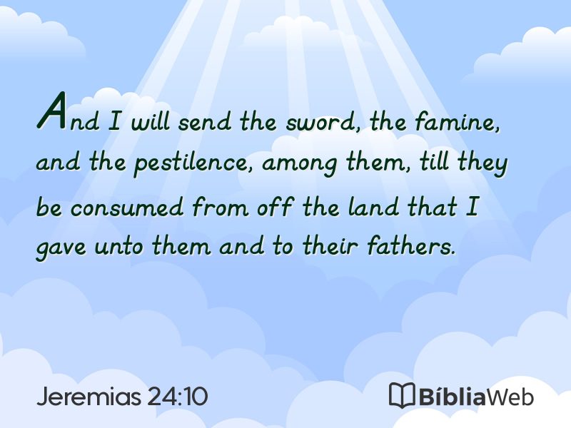 Jeremias 24:10 em imagem para compartilhar