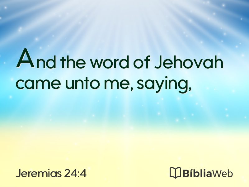 Jeremias 24:4 em imagem para compartilhar