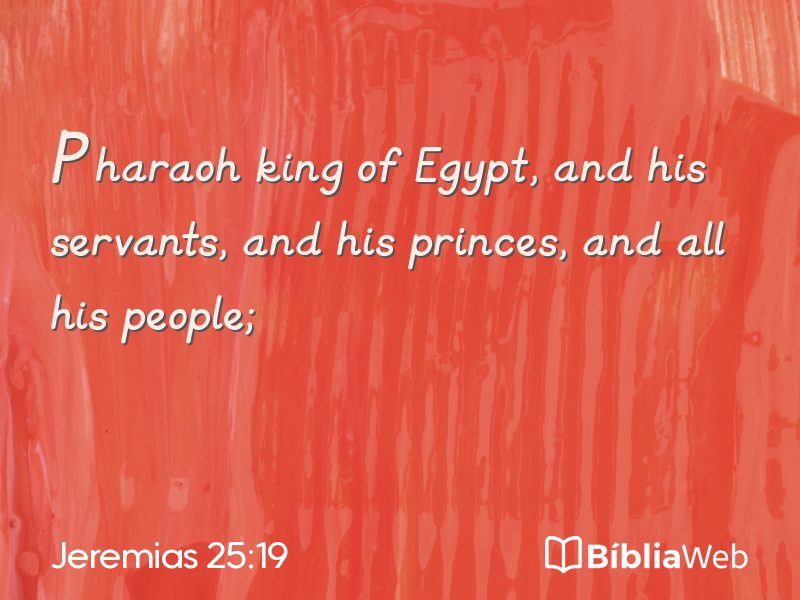 Jeremias 25:19 em imagem para compartilhar
