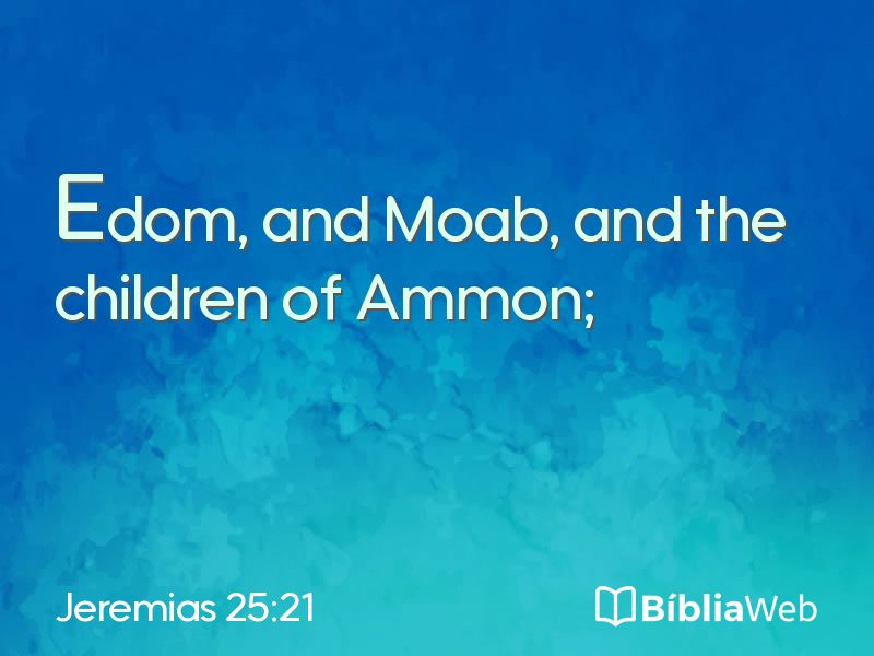Jeremias 25:21 em imagem para compartilhar