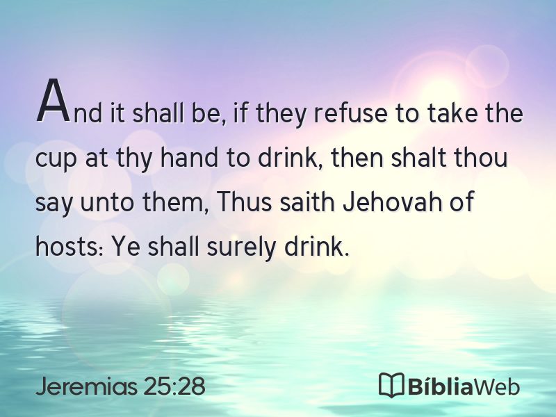 Jeremias 25:28 em imagem para compartilhar