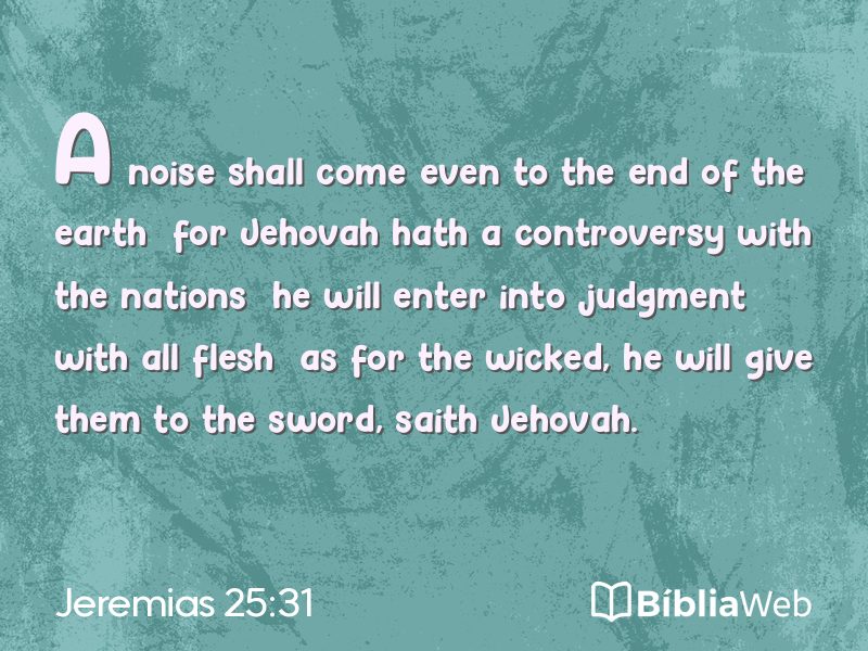 Jeremias 25:31 em imagem para compartilhar