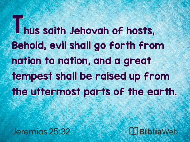 Jeremias 25:32 em imagem para compartilhar