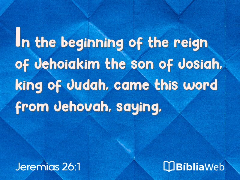 Jeremias 26:1 em imagem para compartilhar