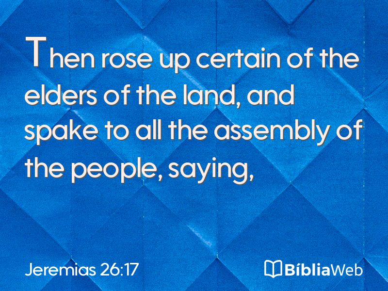 Jeremias 26:17 em imagem para compartilhar