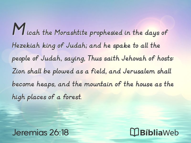 Jeremias 26:18 em imagem para compartilhar