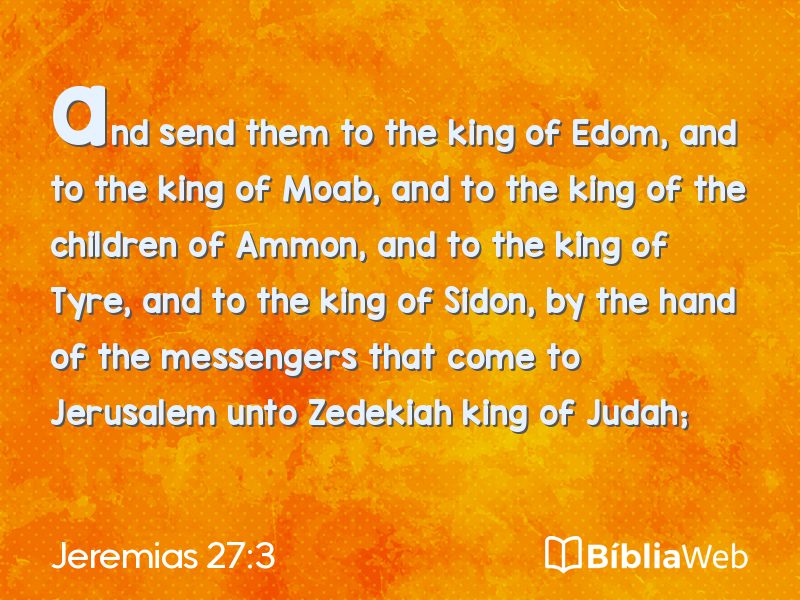 Jeremias 27:3 em imagem para compartilhar