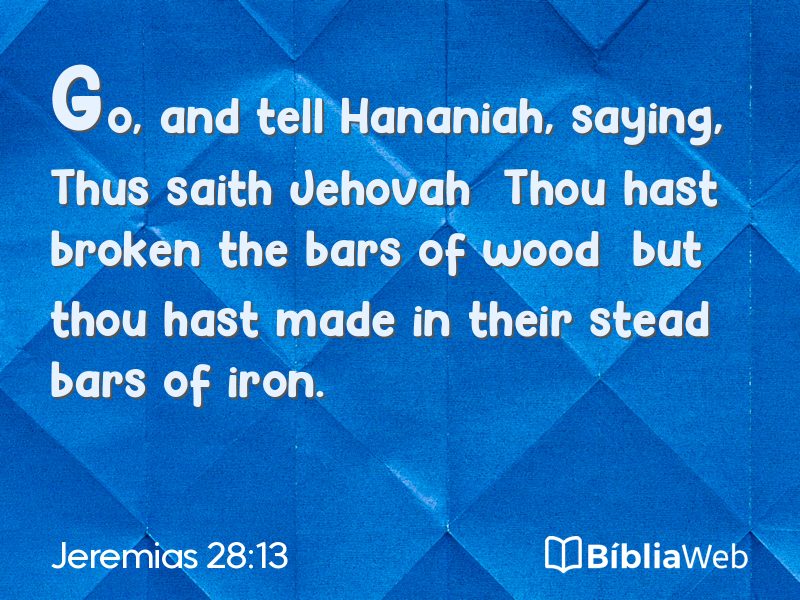 Jeremias 28:13 em imagem para compartilhar