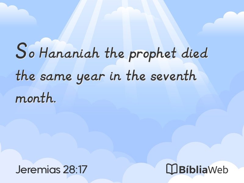Jeremias 28:17 em imagem para compartilhar
