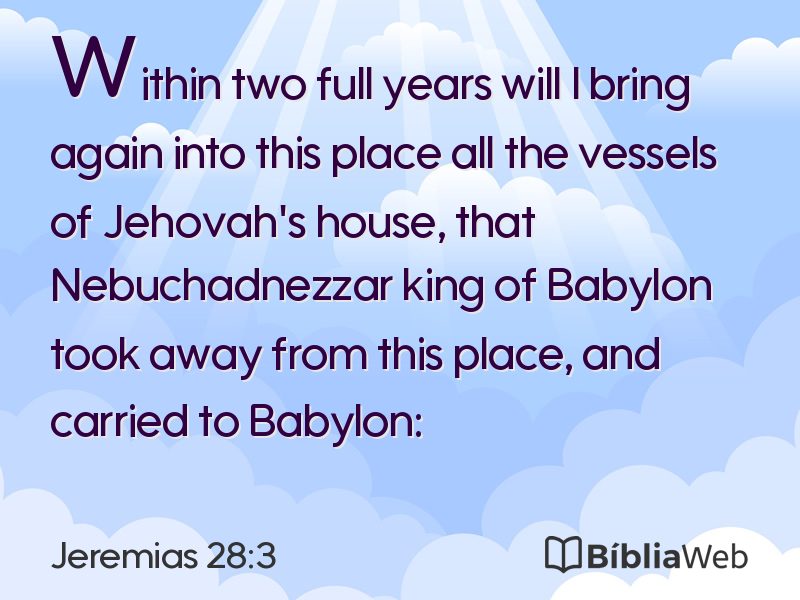 Jeremias 28:3 em imagem para compartilhar