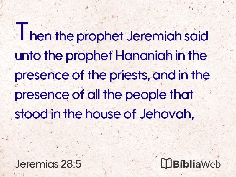 Jeremias 28:5 em imagem para compartilhar