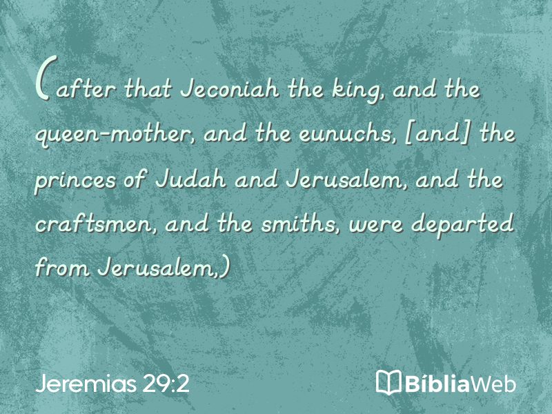 Jeremias 29:2 em imagem para compartilhar