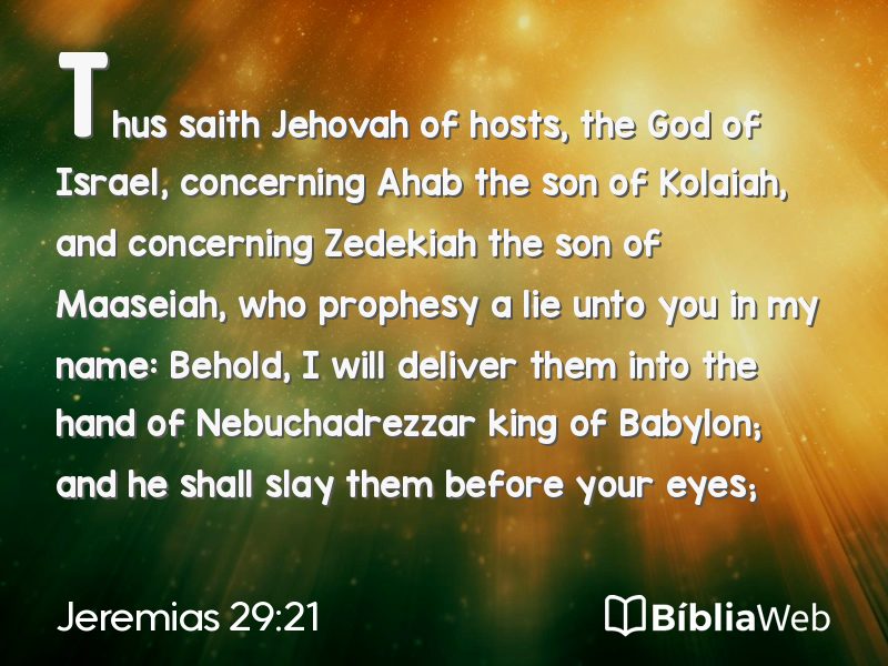 Jeremias 29:21 em imagem para compartilhar