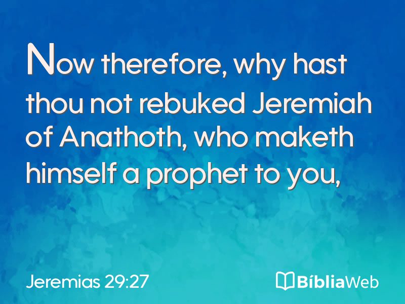 Jeremias 29:27 em imagem para compartilhar