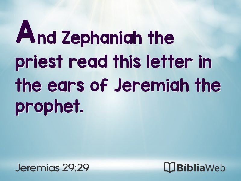 Jeremias 29:29 em imagem para compartilhar