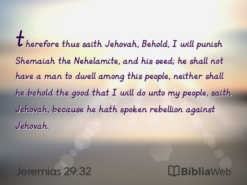 Jeremias 29:32 em imagem para compartilhar